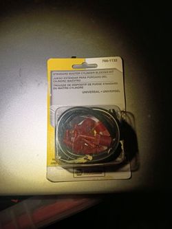 Master Cylinder Bleeder Kit - 22 In. Hose, Clip, And 6 Fittings