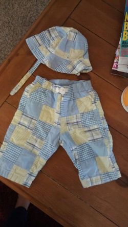 Mosy adorable hat and matching pants baby GAP 3-6 months