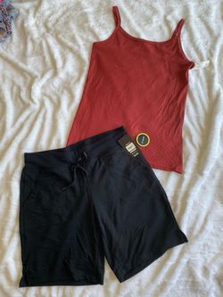 Ribbed Tank Top and Shorts Set