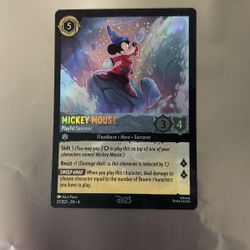 Disney D23 Exclusive lorcana 2024