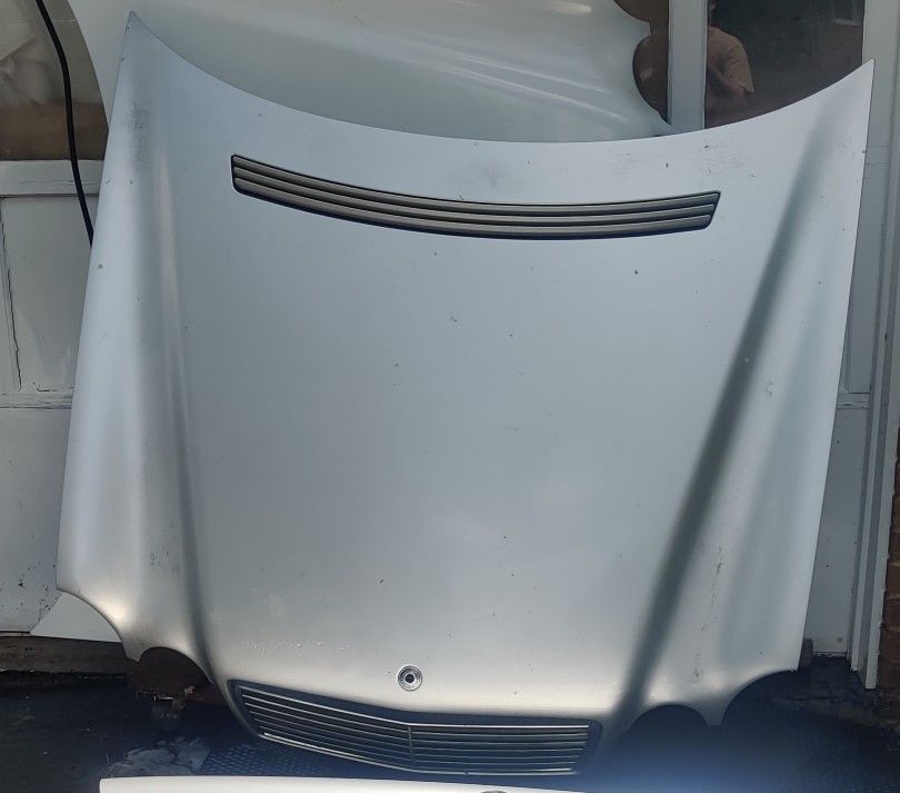 97-04 Mercedes Benz - Front Hood Silver W210 E320 E430 E55