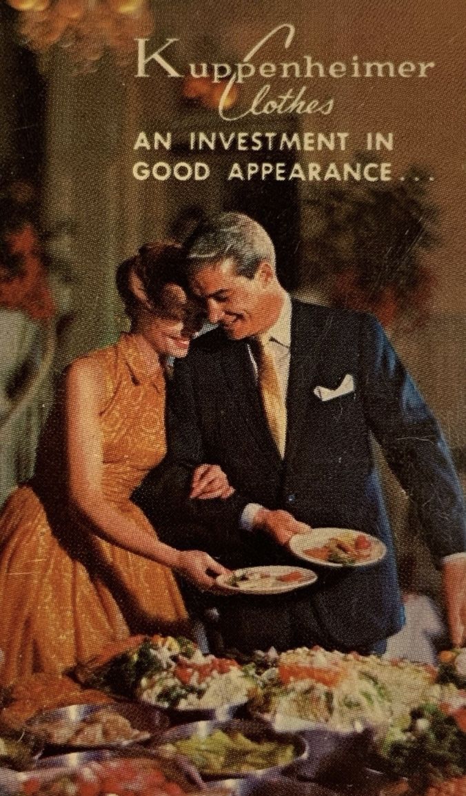 Kuppenheimer Clothing ~ Hard to Find ~ Old Advertising Matchbook, Full.