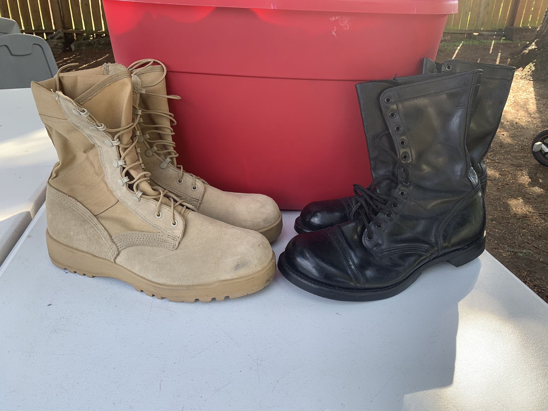 McRae Footwear Military Boots Size 13w Vibram soles Corcoran Jump Boots Military 13