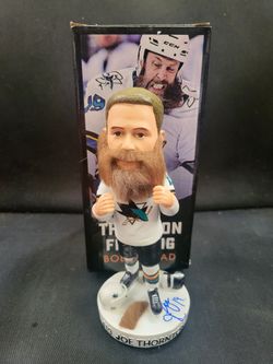 Joe Thornton signed bobblehead