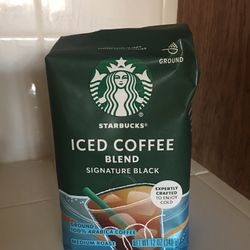 Iced Coffee Blend Signature Black 12 Ozs New!