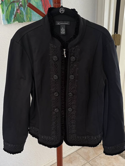 Black embroidered jacket