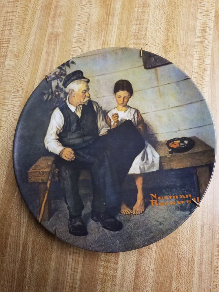 Vintage Norman Rockwell "The Lighthouse Keepers Daughter" Collectors Plate