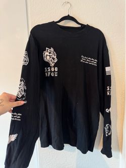 MEN’s Darc Sport Wolves Club "NFGU" Long Sleeve Gym Tee