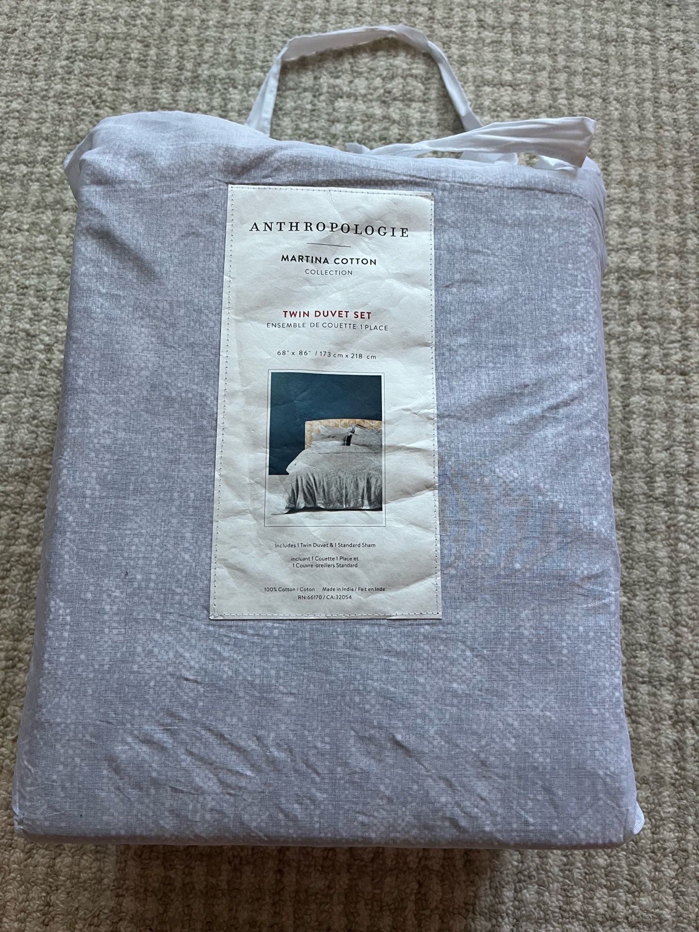 Anthropologie Twin Duvet Set