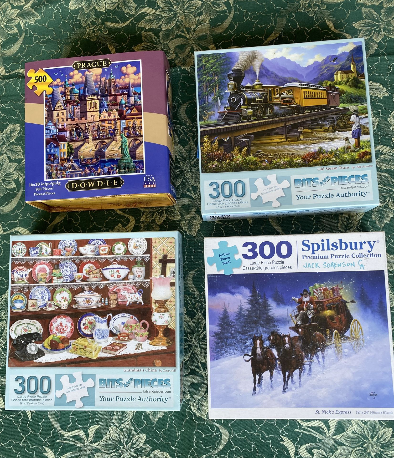 $3 Puzzles 300 & 500 Complete Larger Pieces
