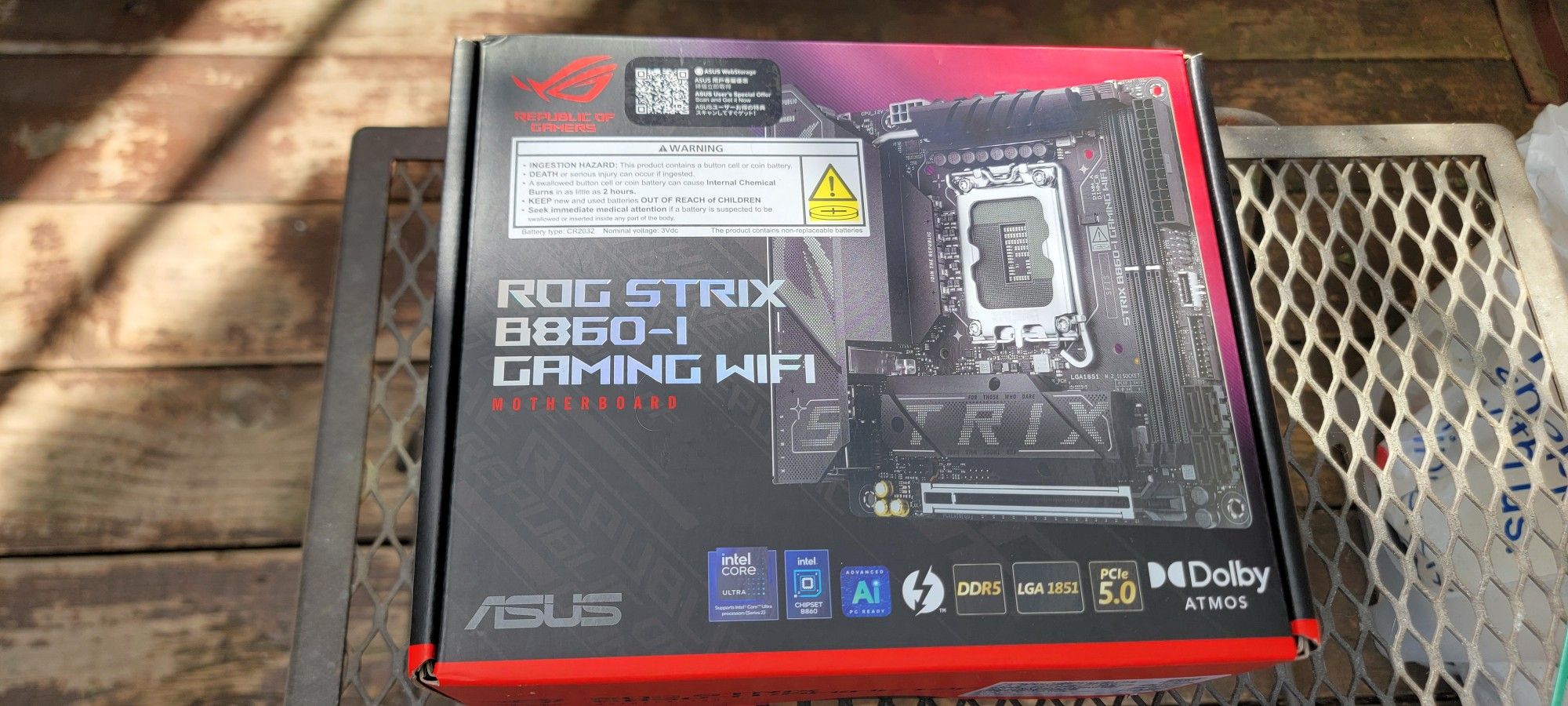 Asus Rog Strix B860-i Gaming Wifi