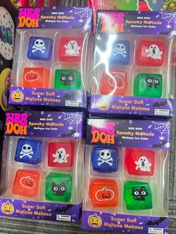 Nee Doh Spooky Maltose Halloween Squishy Toy Set