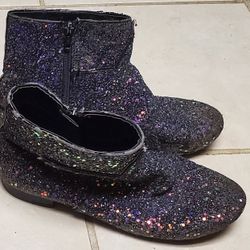 Art Class Purple Sparkle Kids Boots Size 6