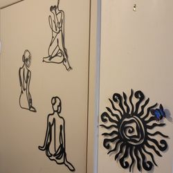 Metal art.
