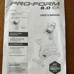 Exercise Bike For Sale — ProForm 8.0
