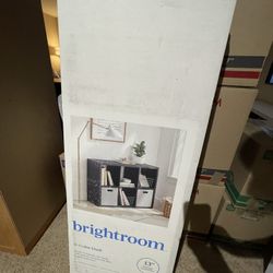 Brightroom, 6 Cube Shelf, Black 