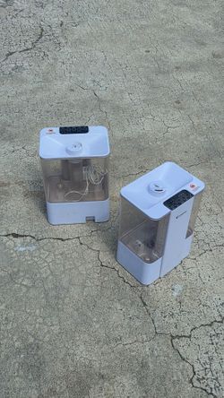 FOR SALE – 2 Tenswall 5L Ultrasonic Humidifiers – $20 for Both