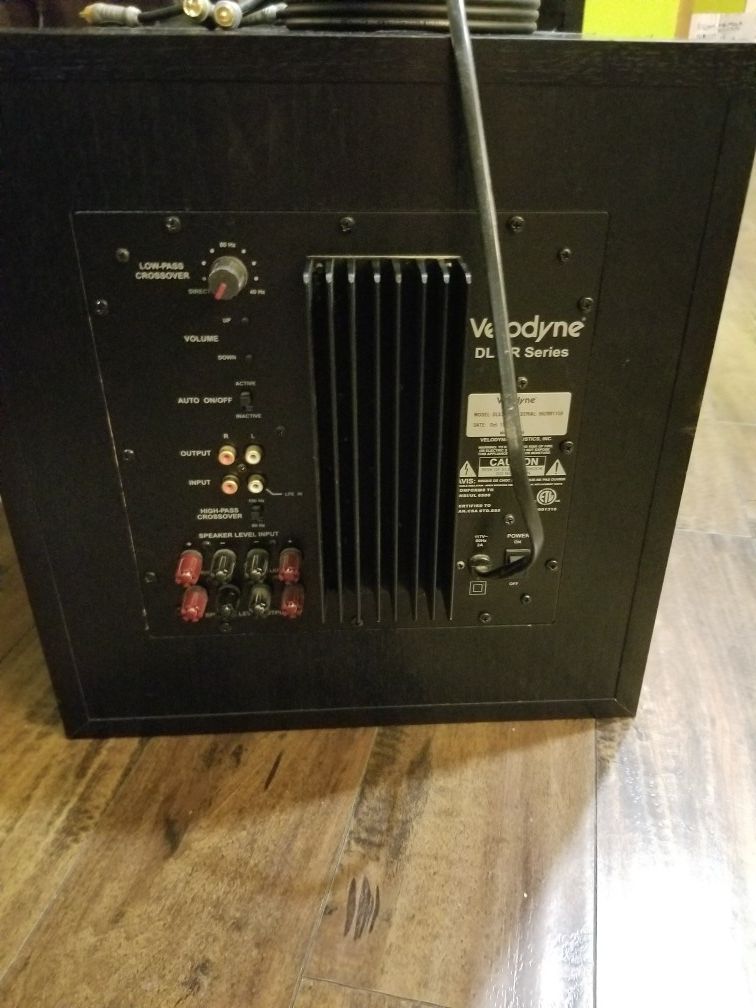 Velodyne DLS3750R Powered Subwoofer Sub woofer for Sale in Bradenton