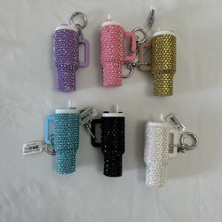 Diamond Mini Hydro flask Twist Cap Keychain 