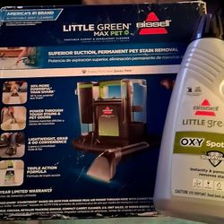 BISSELL LITTLE GREEN MAX PET WITH SOLUTION