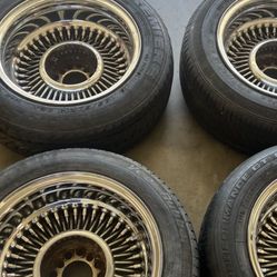 Set of 14”s with 4 universal lug 