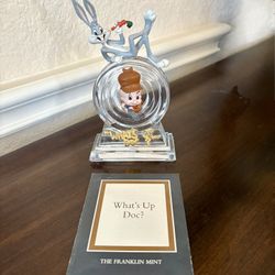 1992 Franklin Mint “What’s Up Doc?” Sculpture With COA 
