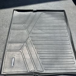 SMARTLINER All Weather Custom Fit Cargo Trunk Liner Floor Mat Behind 2nd Row Black Compatible with 2015-2020 Tahoe/Yukon/Escalade