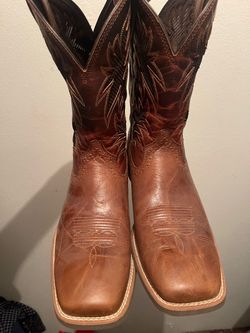 (NEW) Ariat Men’s Sport Cool VentTEK Wide Square Toe Cowboy Boots