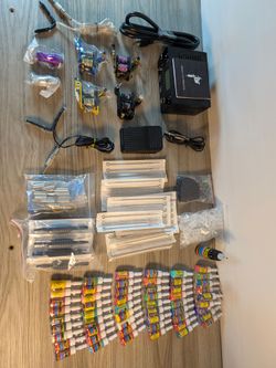 Complete coil tattoo machine kit set