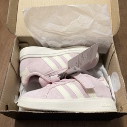 Girl’s Adidas Pink Court 3.0 Sneaker Pink Size 7