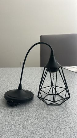 Lámpara colgante vintage de plástico negro mate