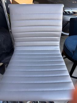 2 Adjustable gray barstools