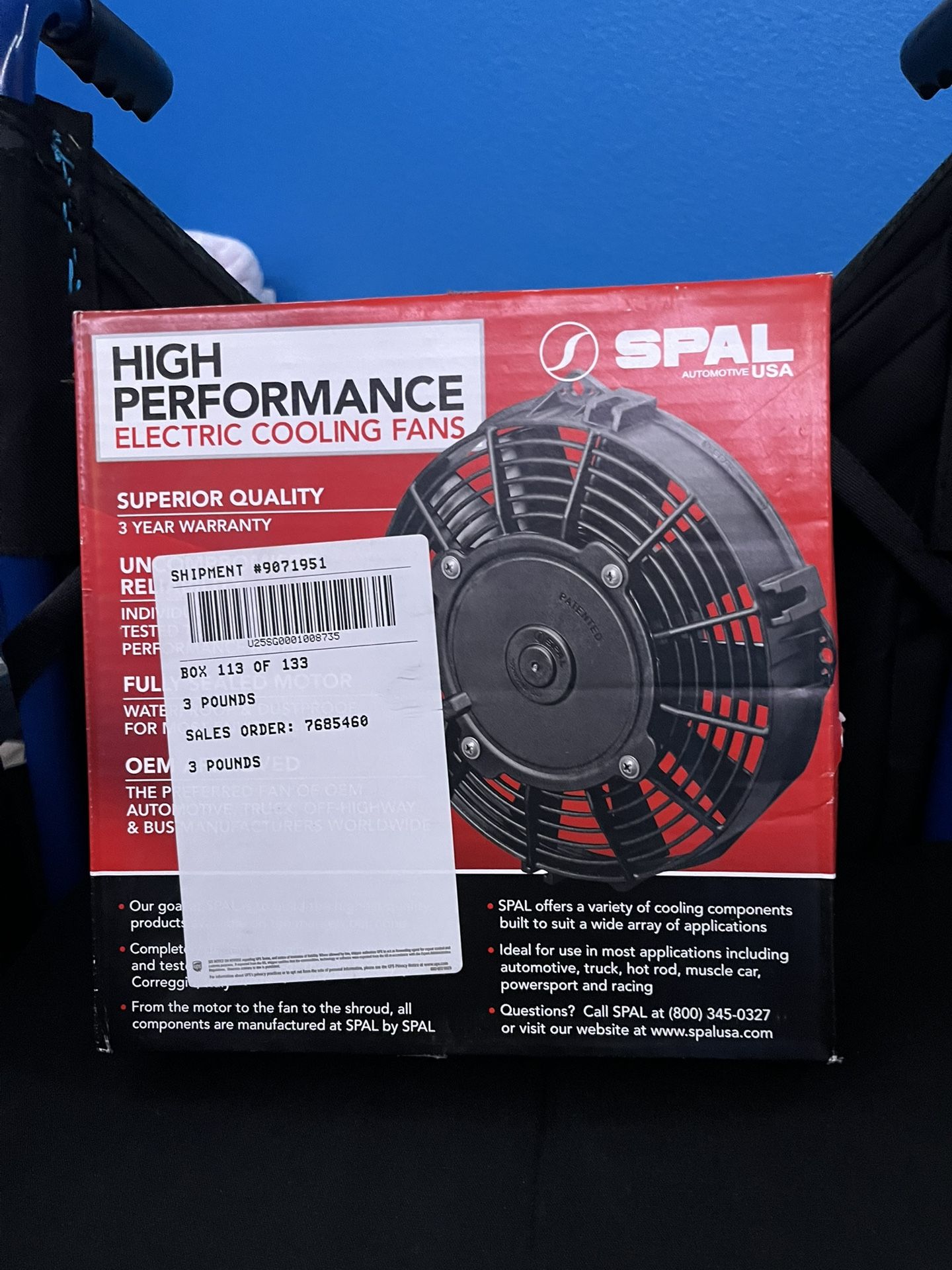 PLM Private Label Mfg. Power Driven Compact Drag Radiator