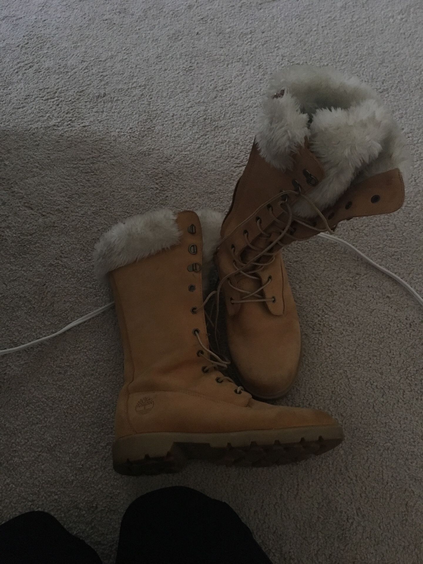 Woman Timberlands boots