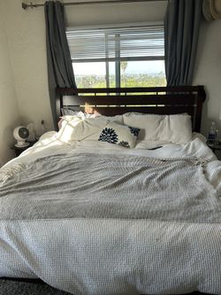 King Size Wood Bed frame