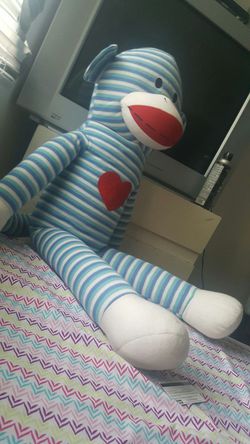 Giant Stuffed Sock Monkey