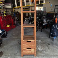 Heavy Wood Shelving Unit 
