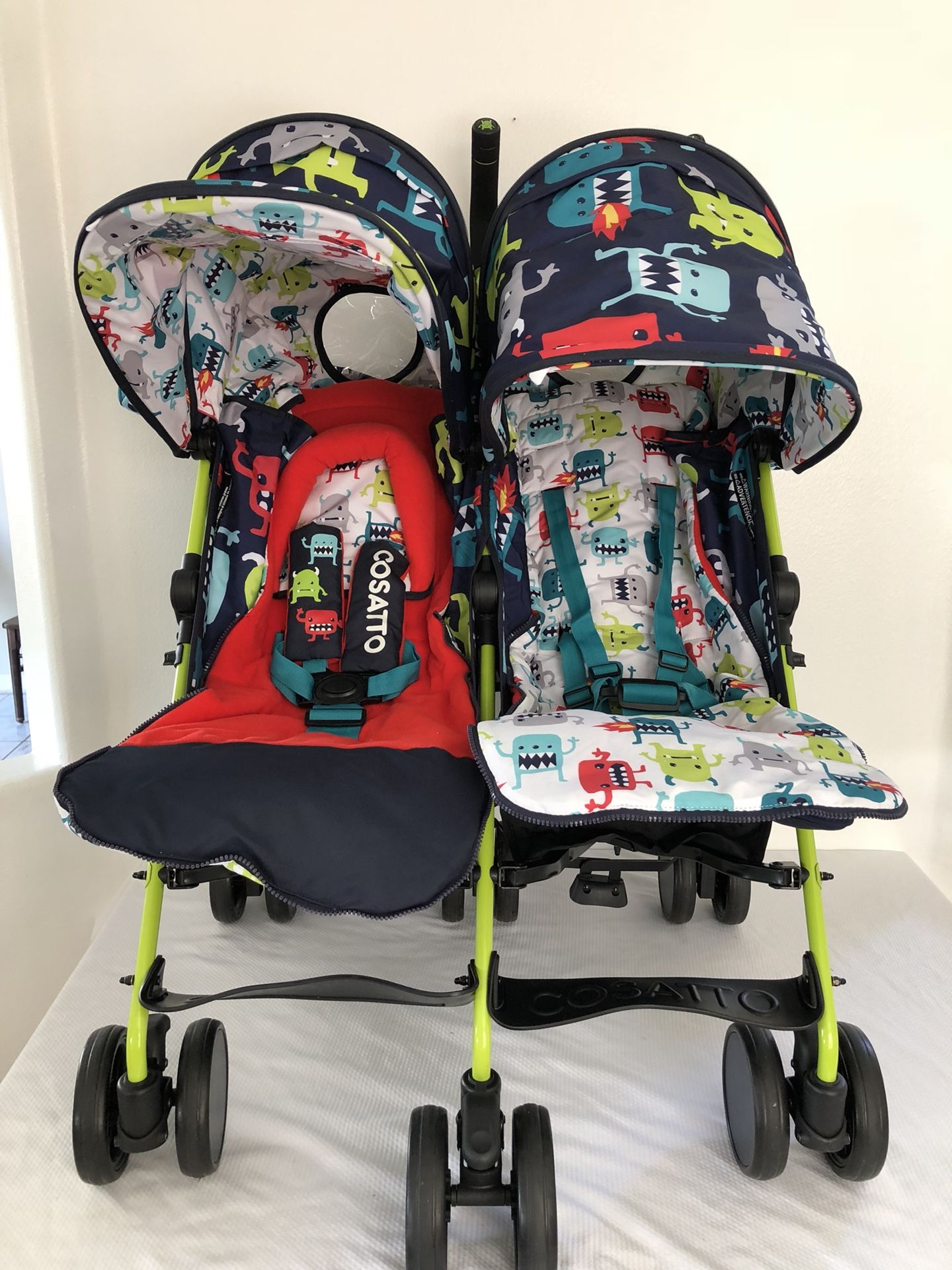 COSATTO Supa Dupa Cuddle Monster Double Stroller