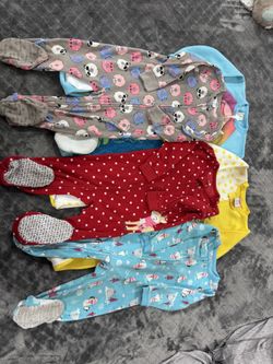 Fleece Footed pj onesies 2t