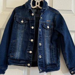 GIRLS DKNY JEAN JACKET SIZE 6