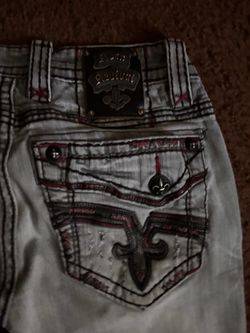 Rock Revival Light Wash Embroidered Jeans