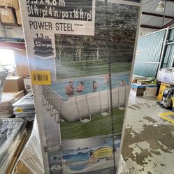 power steel 31.3' x 16' x 52' swimming pool 🔥👌🏼🔥