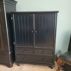 Pottery Barn Wardrobe Armoire Entertainment Center 