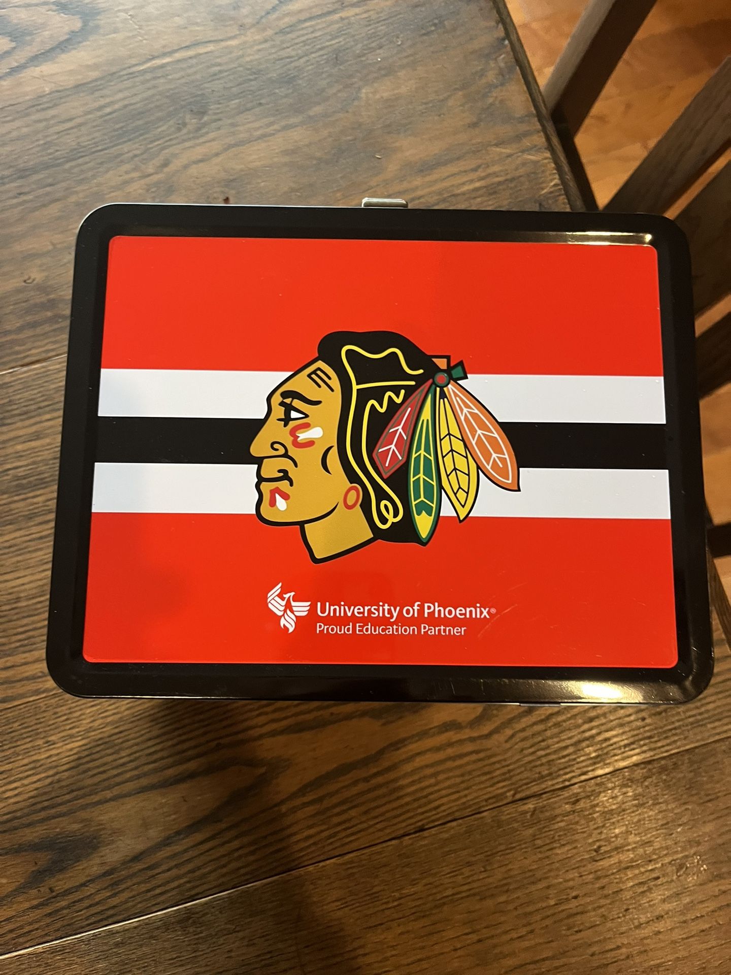 Blackhawks Metal Lunch Box