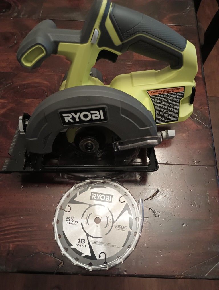 Ryobi Circular Saw 5  1/2  18V