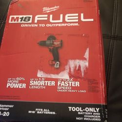 Milwaukee  M18. Drill. Tool Only 