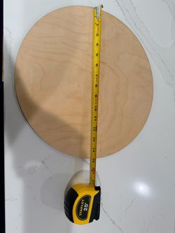 Round Birch Plywood Wood Circle Disc