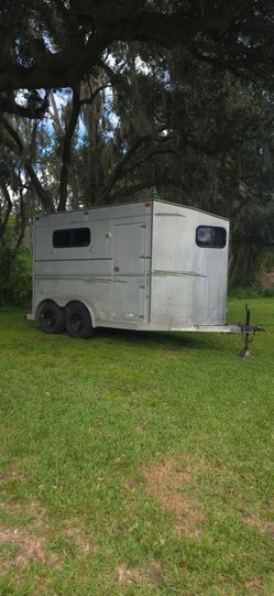 2 Horse/ all aluminum trailer