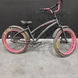 pink stomper beach cruiser