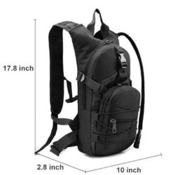 Hydration Backpack/Hiking Camping Bag/ Tactical Daypack (3L)